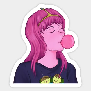 Relaxing with gf t-shirt Sticker